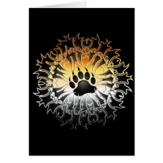 Pata tribal del orgullo del oso