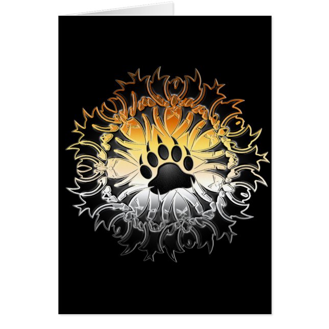 Pata tribal del orgullo del oso (Frente)