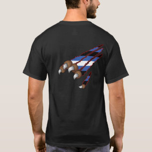 Pata y camiseta (de cuero) del orgullo