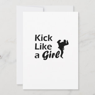 Patada Como Un Chica Karate Tae Kwon De Artes Marc