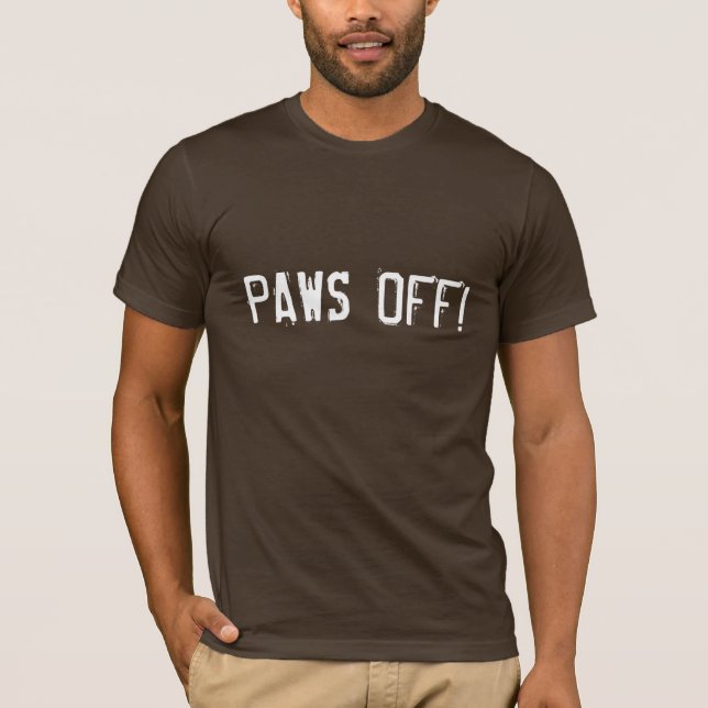 ¡Patas apagado! Camisa para hombre (Anverso)