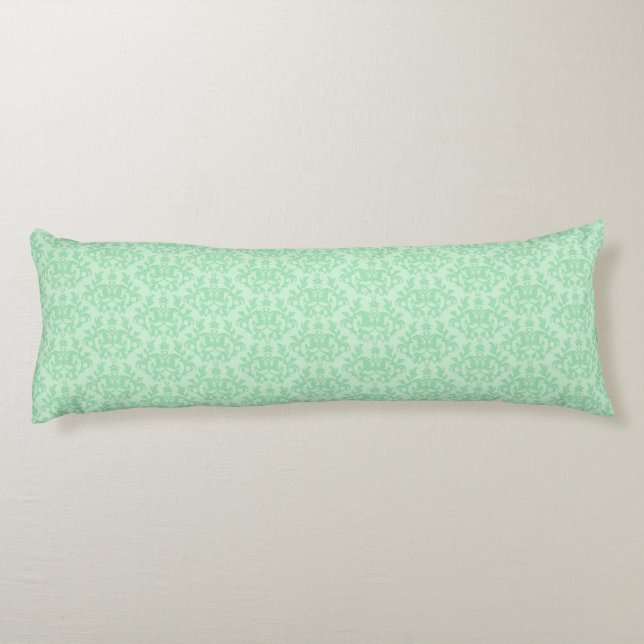 Patas de canguro del damasco y almohada larga (Reverso)