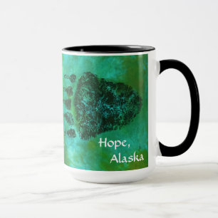 Patas de oso grizzly, Hope - Taza Combo de 15 oz.