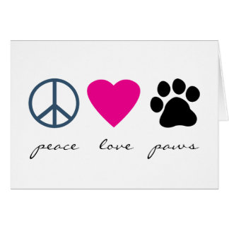 Patas del amor de la paz