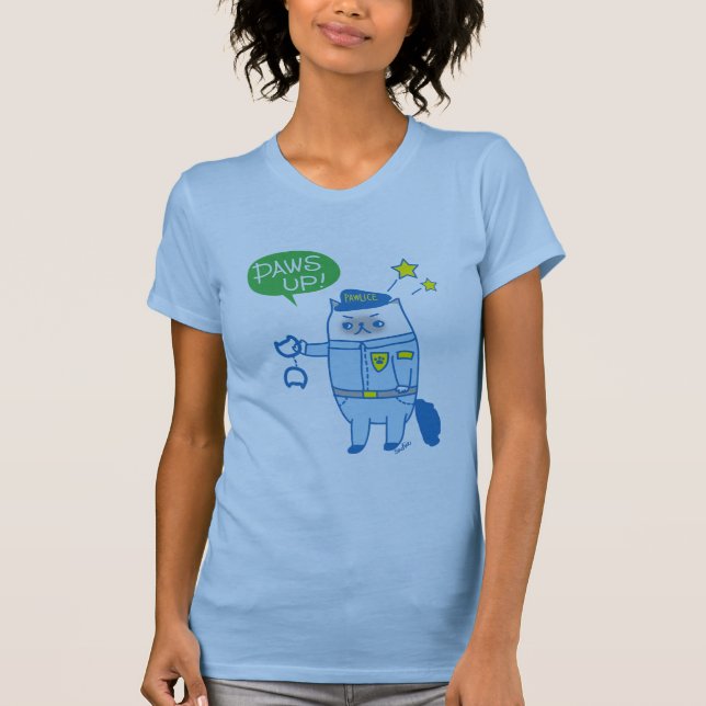 ¡Patas para arriba! Goma es camiseta de Pawsome (Anverso)