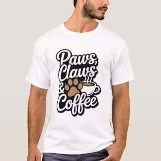 Patas y camiseta para café