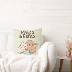 Patas y Relájate – Diseño de Almohada Acogedor de