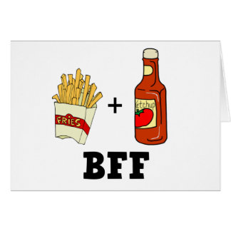 Patatas fritas y salsa de tomate BFF