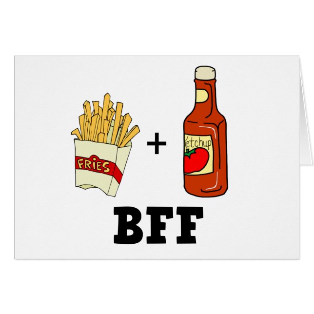 Patatas fritas y salsa de tomate BFF (Anverso (Horizontal))