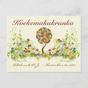 Patchwork Flower Love Tree gracias a la tarjeta po