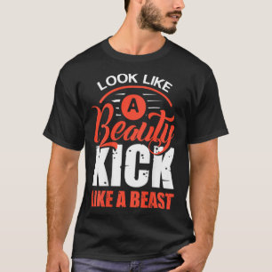 Patea Como Una Bestia, Camiseta De Kickboxing, Cam