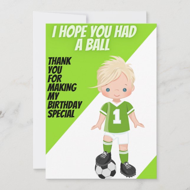 Patear 1 Tarjeta de agradecimiento (Anverso)