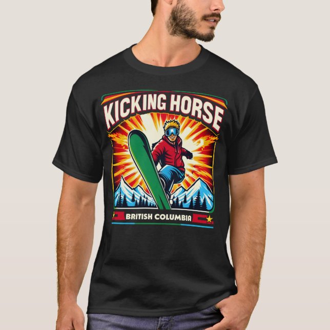 Patear la camiseta del caballo (Anverso)