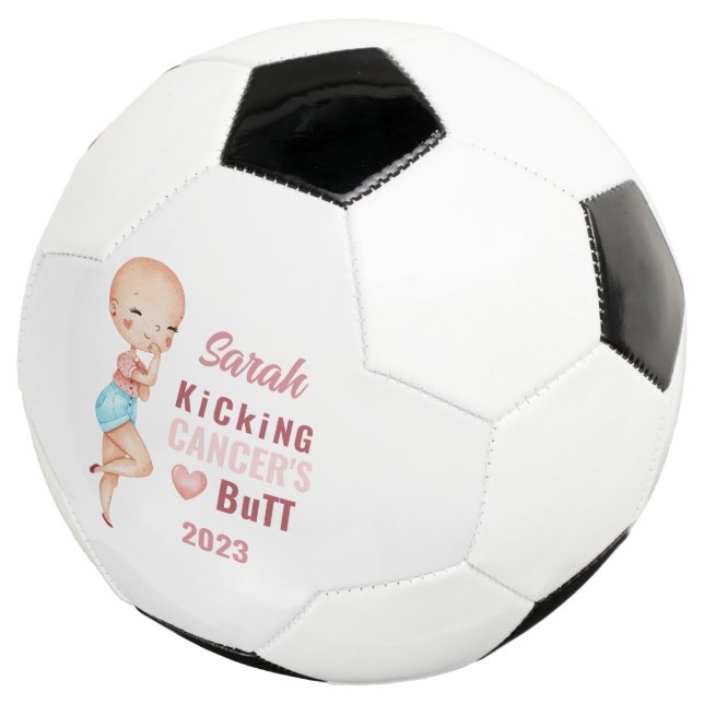 Patear la pelota de fútbol personalizada de Butt C (Tres cuartos)
