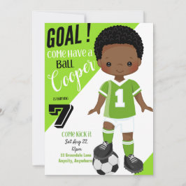 Patear la tarjeta de invitación de cumpleaños