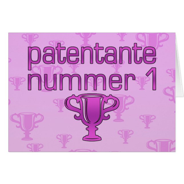 Patentante Nummer 1 (Anverso (Horizontal))