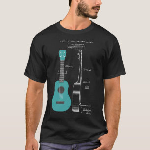 Patente del Ukulele, camiseta del Ukulele, regalo