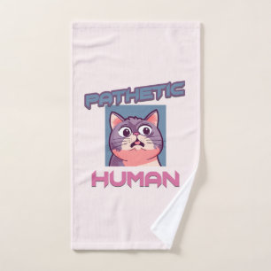 Patético humano - Gracioso diseño de gato