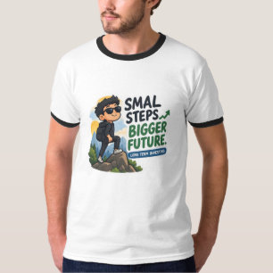 Patience Wealth Camiseta Retro Investor Ringer