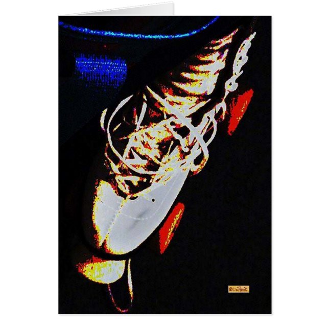 Patín con las ruedas anaranjadas (Frente)