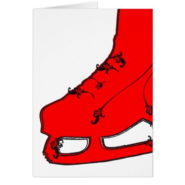 patín de hielo de paisley (Frente)