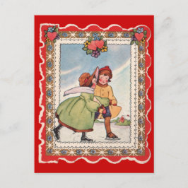 Patinadores de hielo - Postales de San Valentín