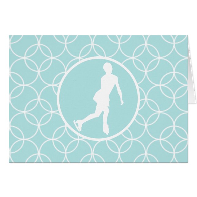 Patinaje artístico; Círculos de los azules cielos (Anverso (Horizontal))