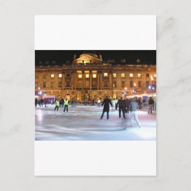 Patinaje de hielo del navidad (Anverso)