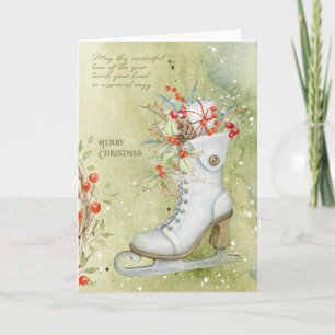 Patinaje de hielo del navidad