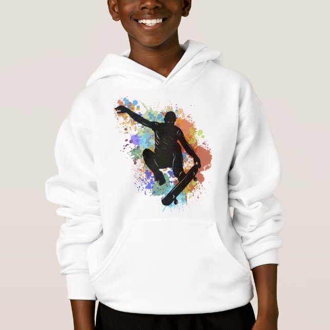 Patinaje deportivo Hoodie (Anverso)
