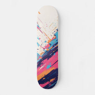 Patinaje Neon Pink, Skateboard Glow in the Dark,