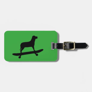 Patinaje para perros - Etiqueta para equipaje del 