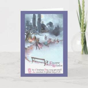 Patinaje sobre hielo de la Navidad de Moonlight Vi