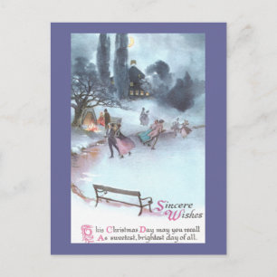 Patinaje sobre hielo de la Navidad de Moonlight Vi