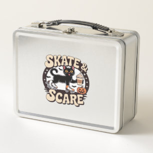Patinar y Asustar � Gato Negro Lindo en Patines So