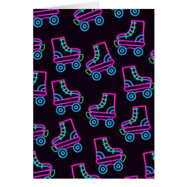 Patines neones de los años 80 (Frente)