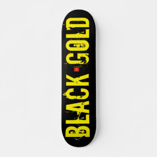 Patineta BLACK GOLD, Deck de 7¾"