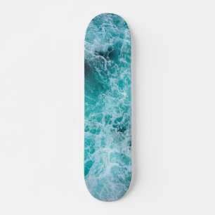 Patineta Blue Ocean waves
