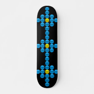 Patineta "Botones de vidrio"