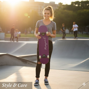 Patineta Burgundy Personalizada – Hazla Tuya Hoy