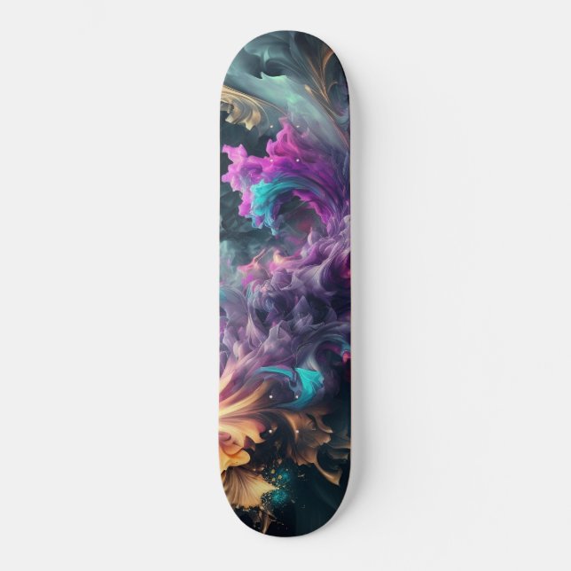 Patineta Celeste Colorida (Anverso)