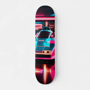 Patineta Coche Deportivo Y Luces De Neón