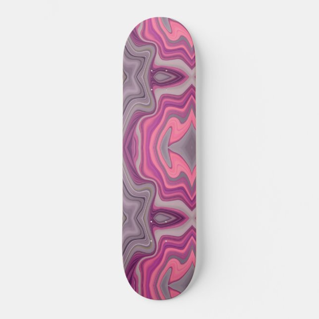 Patineta color rosa con violeta (Anverso)