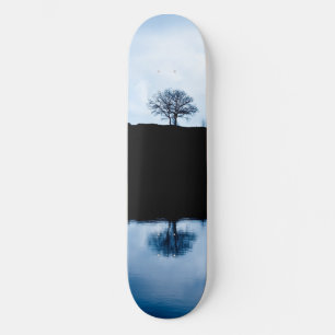 Patineta con espejo azul