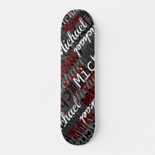 Patineta con su nombre