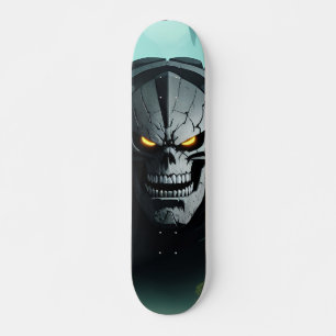 Patineta Cráneo Gris De Monstruo Maligno