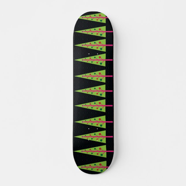 Patineta de Árboles de Navidad (Anverso )