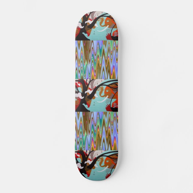 Patineta de Arte Grafiti (Anverso)