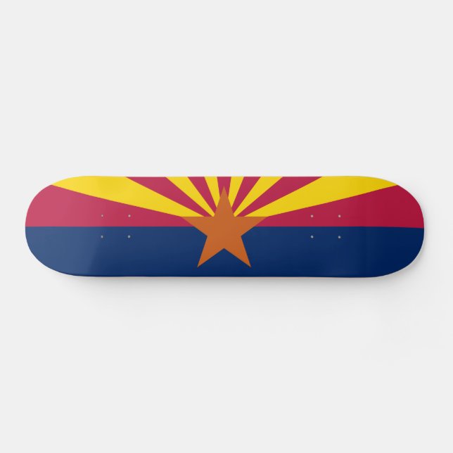 Patineta de bandera del estado de Arizona (Horz)