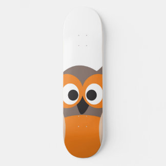 Patineta de búho personalizado con mirada divertid